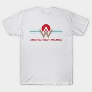 Retro Airlines - America West Airlines T-Shirt